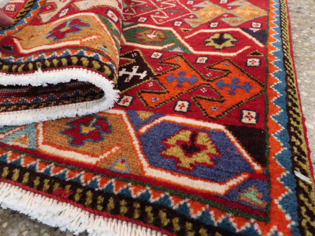 Vintage Persian Afshar Rug (Pair: 2 of 2), No.27121 - Staging