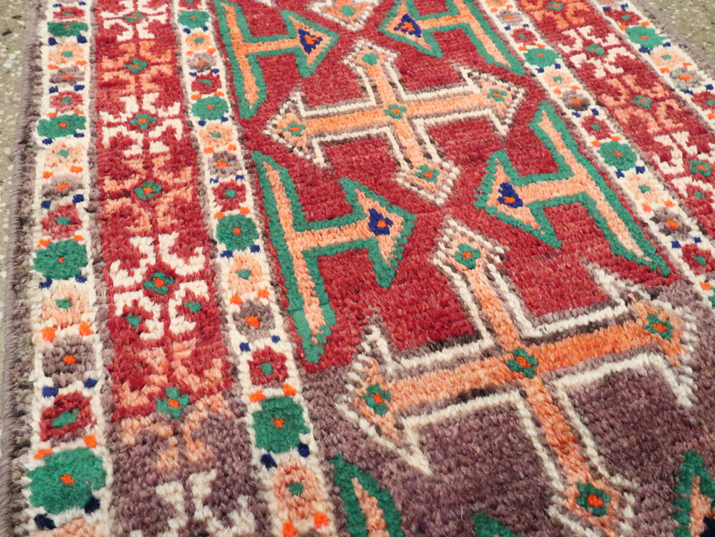 Vintage Persian Hamadan Runner, No.27127 - Staging