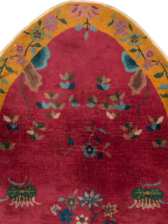 Vintage Chinese Deco Rug, No.27137 - Staging
