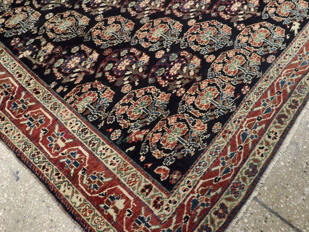 Antique Persian Pictorial Shiraz Carpet, No.27143 - Staging