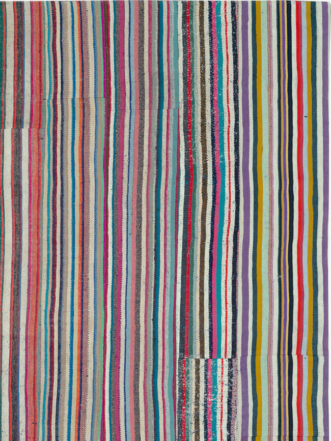 Vintage Turkish Flatweave, No.27149 - Staging