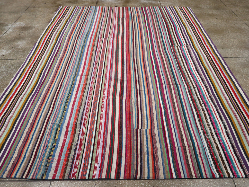 Vintage Turkish Flatweave, No.27149 - Staging