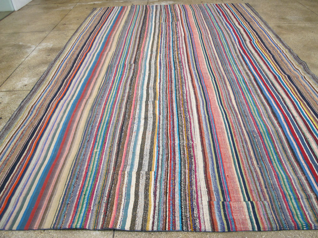 Vintage Turkish Flatweave, No.27152 - Staging