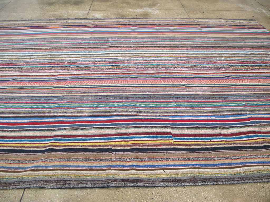 Vintage Turkish Flatweave, No.27152 - Staging