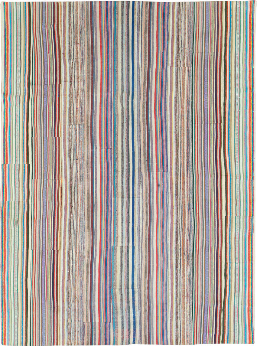 Vintage Turkish Flatweave, No.27158 - Staging
