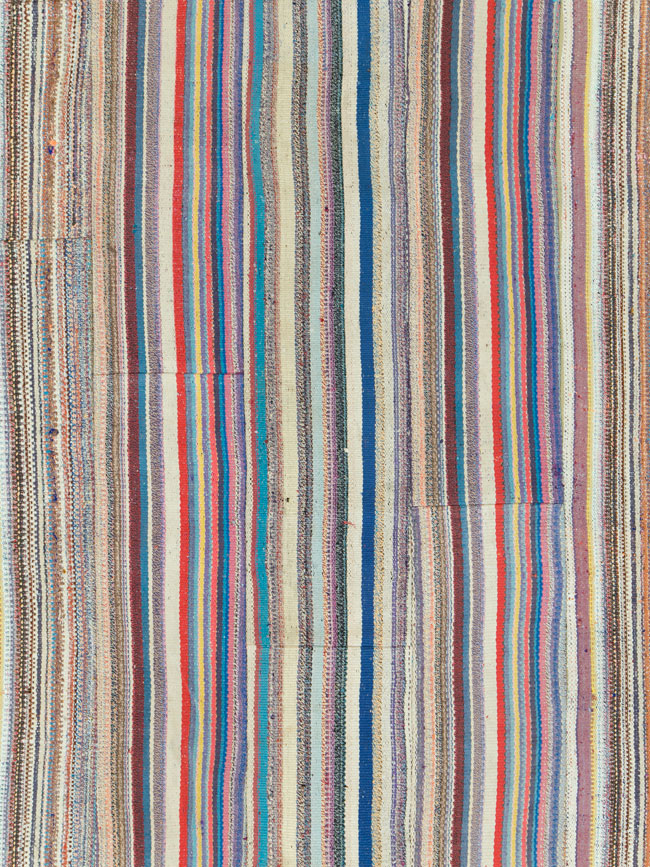Vintage Turkish Flatweave, No.27158 - Staging