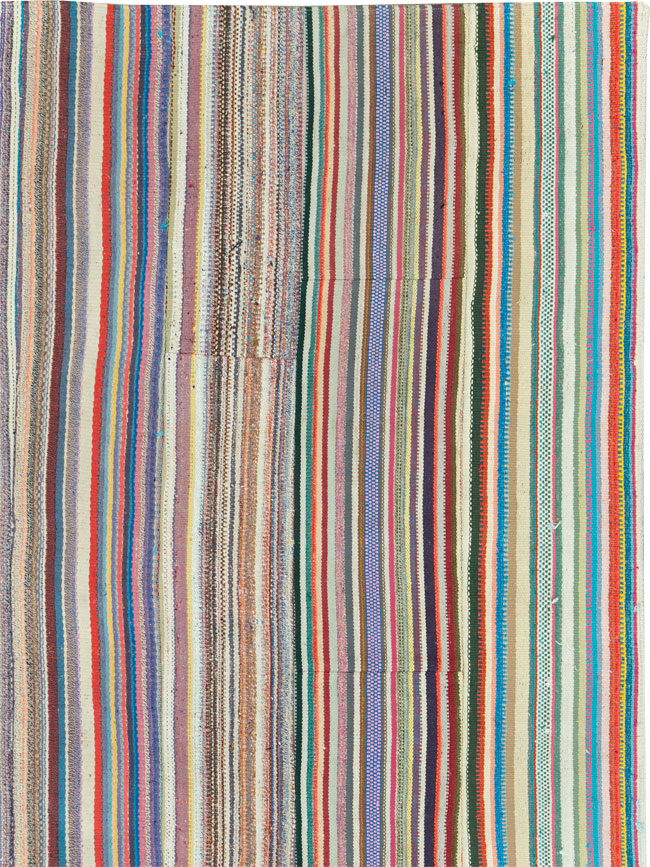 Vintage Turkish Flatweave, No.27158 - Staging