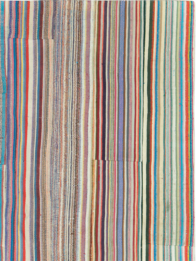 Vintage Turkish Flatweave, No.27158 - Staging