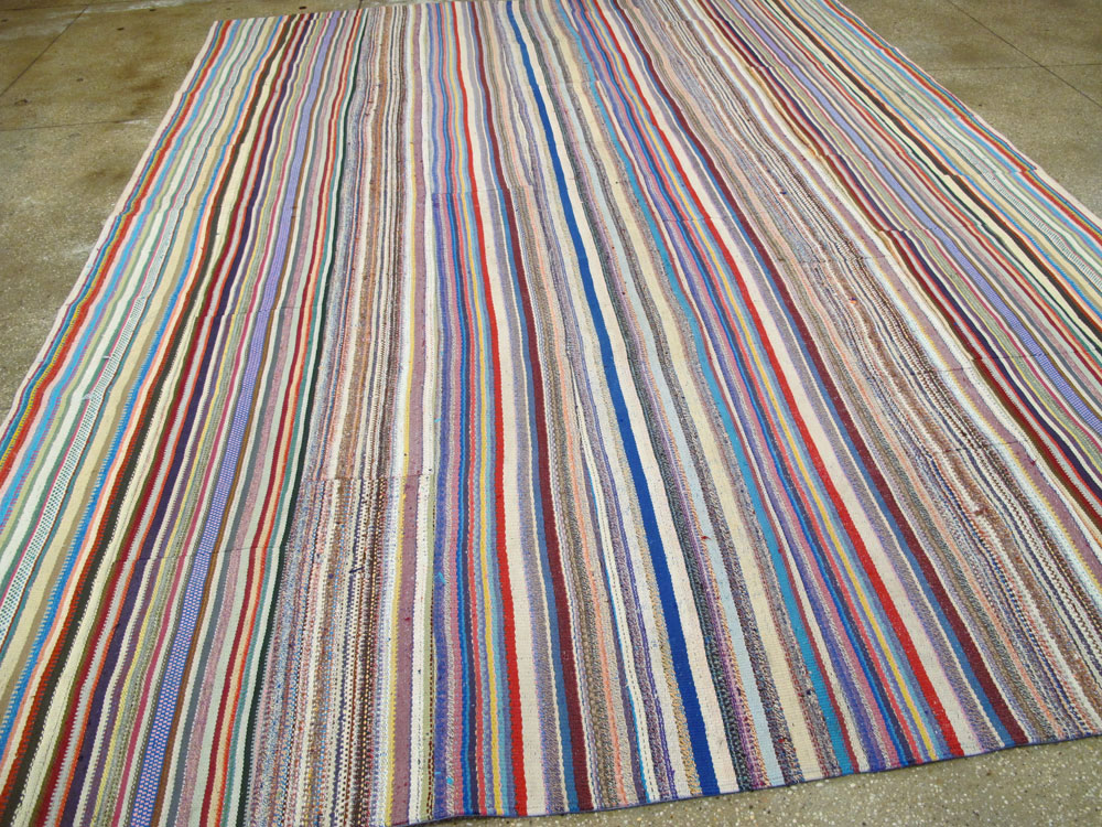 Vintage Turkish Flatweave, No.27158 - Staging