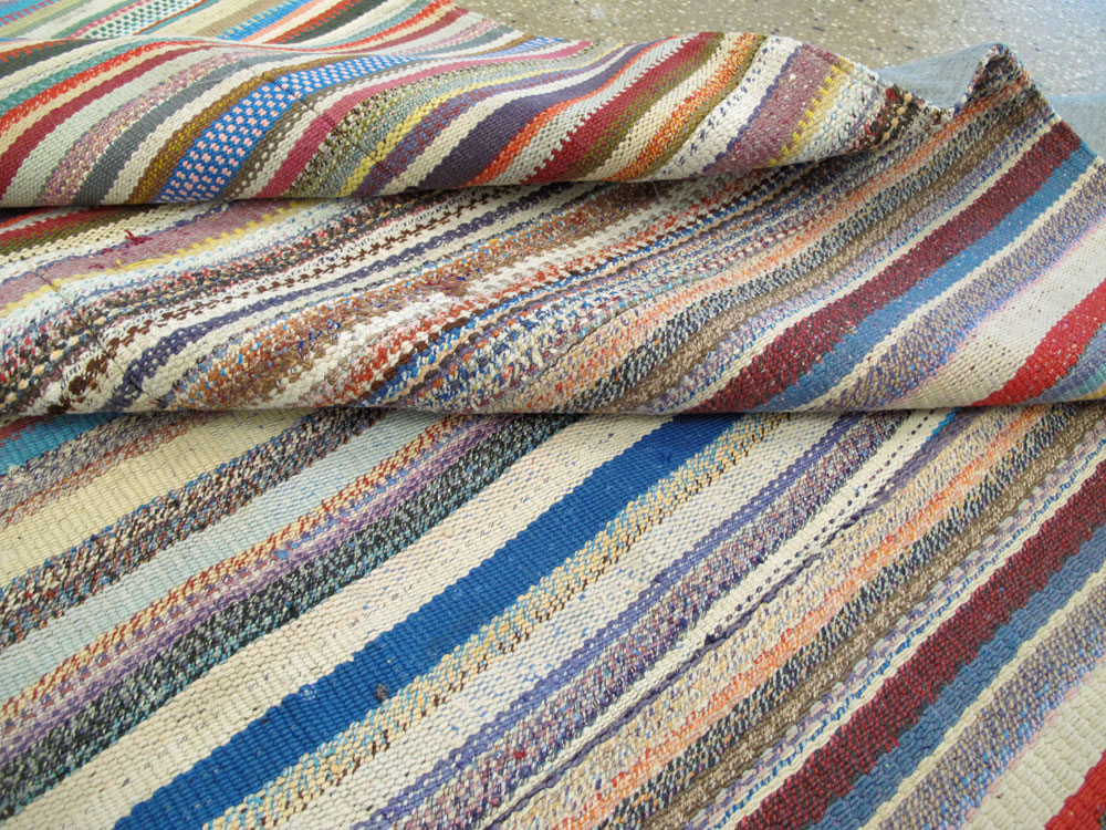 Vintage Turkish Flatweave, No.27158 - Staging