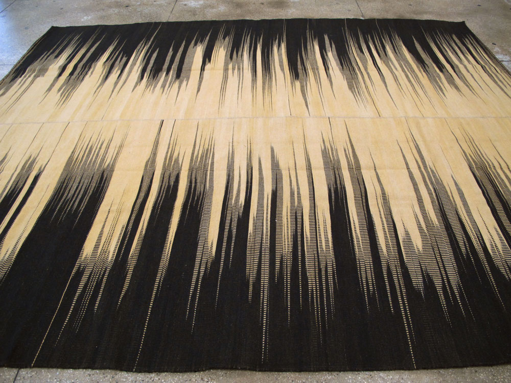 Modern Turkish Flatweave, No.27159 - Staging