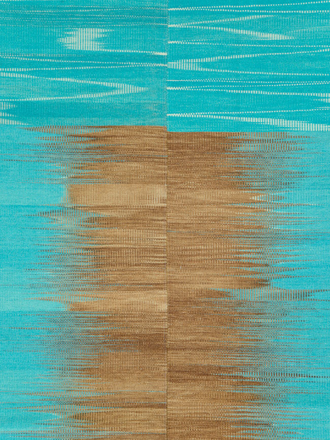 Modern Turkish Flatweave Kilim, No.27161 - Staging