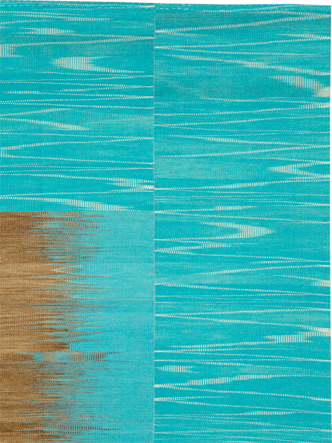 Modern Turkish Flatweave Kilim, No.27161 - Staging