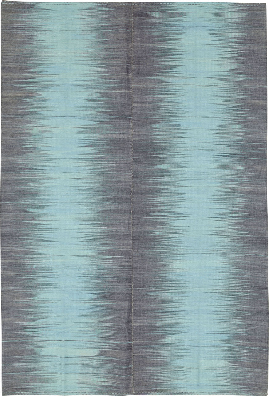Modern Turkish Flatweave, No.27162 - Staging