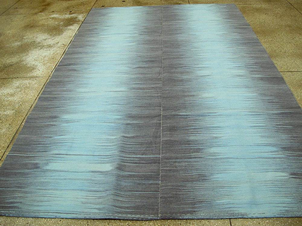 Modern Turkish Flatweave, No.27162 - Staging