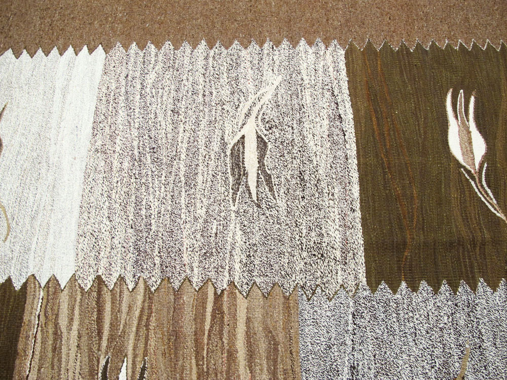 Modern Turkish Flatweave Kilim, No.27165 - Staging