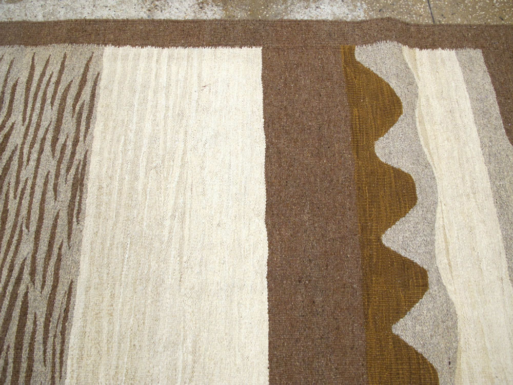 Modern Turkish Flatweave, No.27166 - Staging