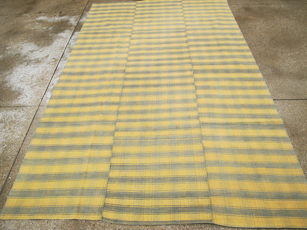 Vintage Turkish Flatweave Kilim Accent Rug, No.27174 - Staging