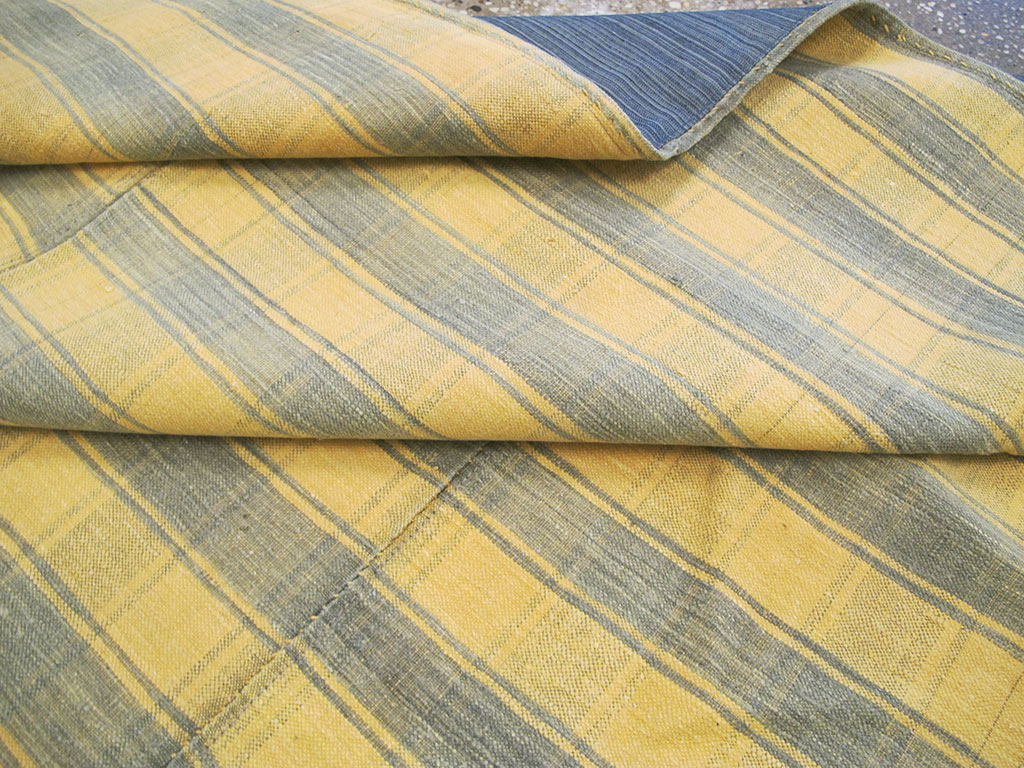 Vintage Turkish Flatweave Kilim Accent Rug, No.27174 - Staging