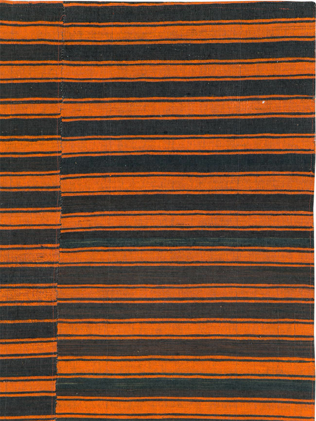 Vintage Turkish Flatweave Kilim Accent Rug, No.27175 - Staging