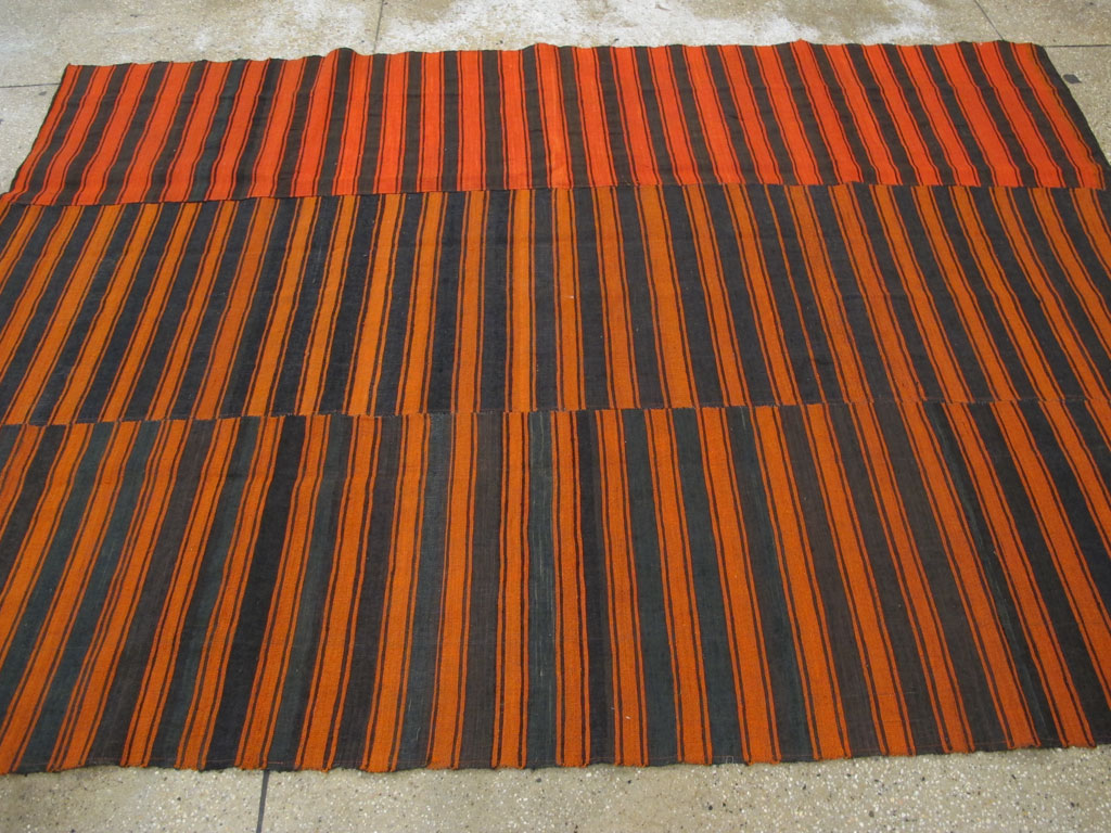 Vintage Turkish Flatweave Kilim Accent Rug, No.27175 - Staging