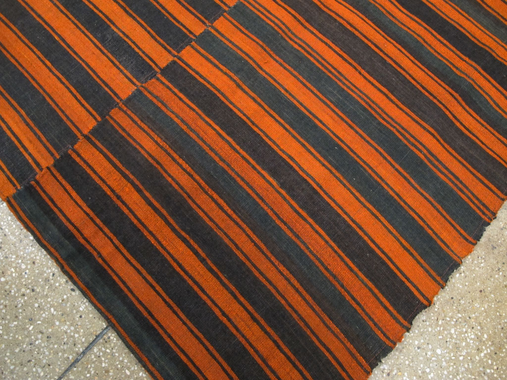 Vintage Turkish Flatweave Kilim Accent Rug, No.27175 - Staging