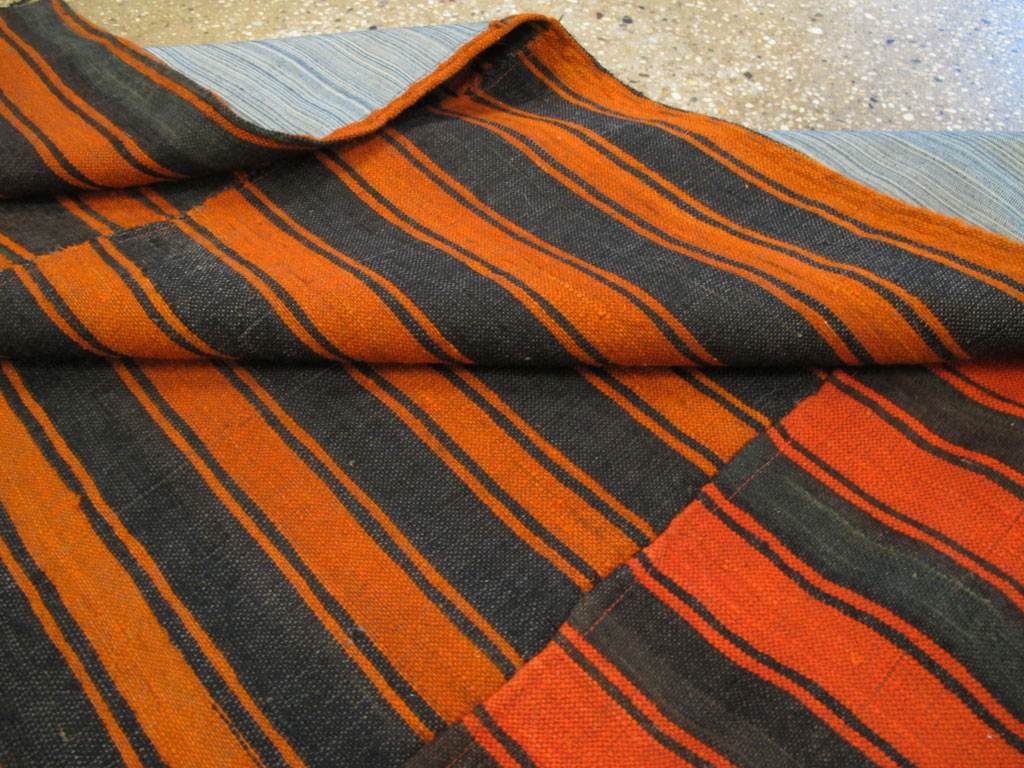 Vintage Turkish Flatweave Kilim Accent Rug, No.27175 - Staging