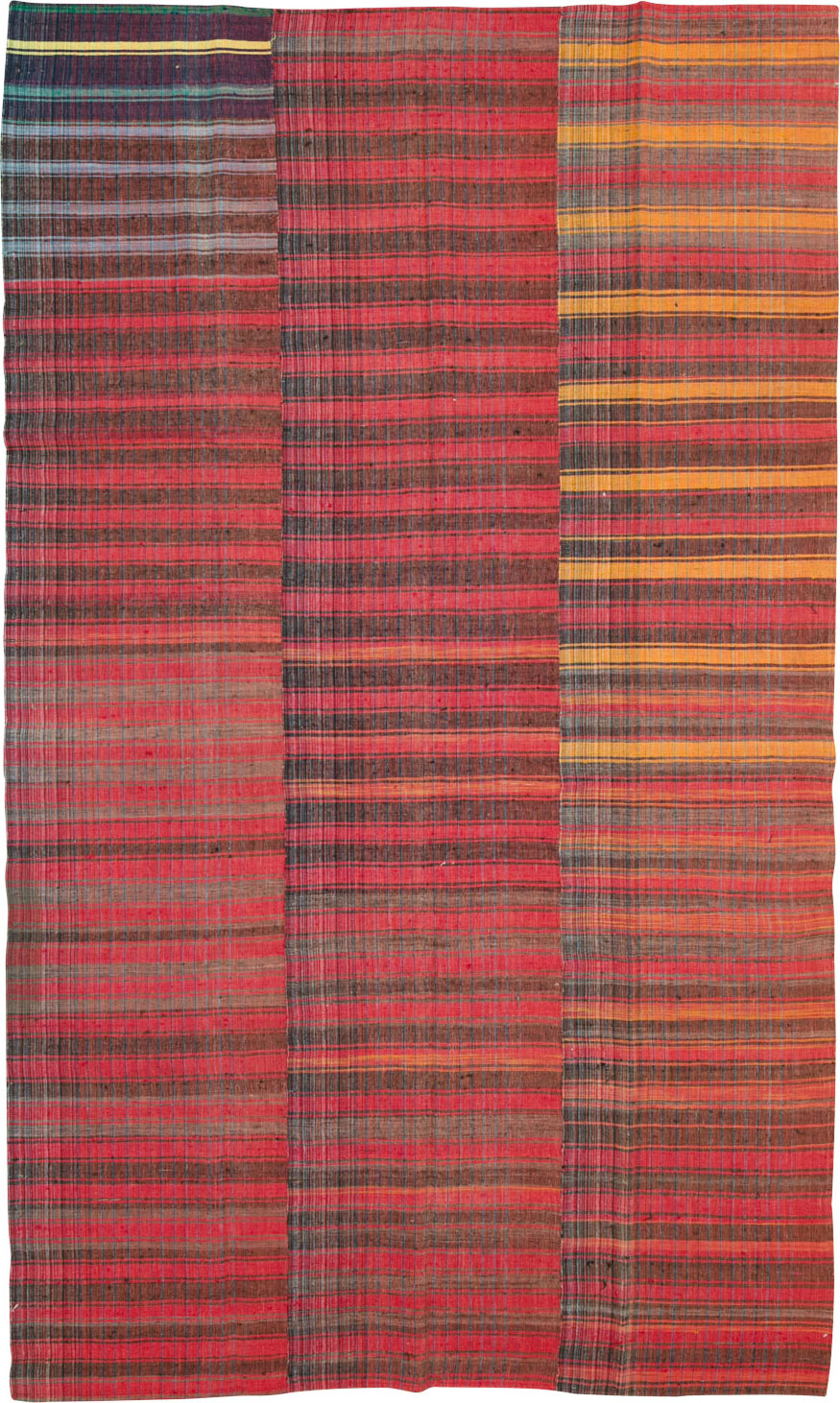 Vintage Turkish Flatweave Kilim Accent Rug, No.27177 - Staging