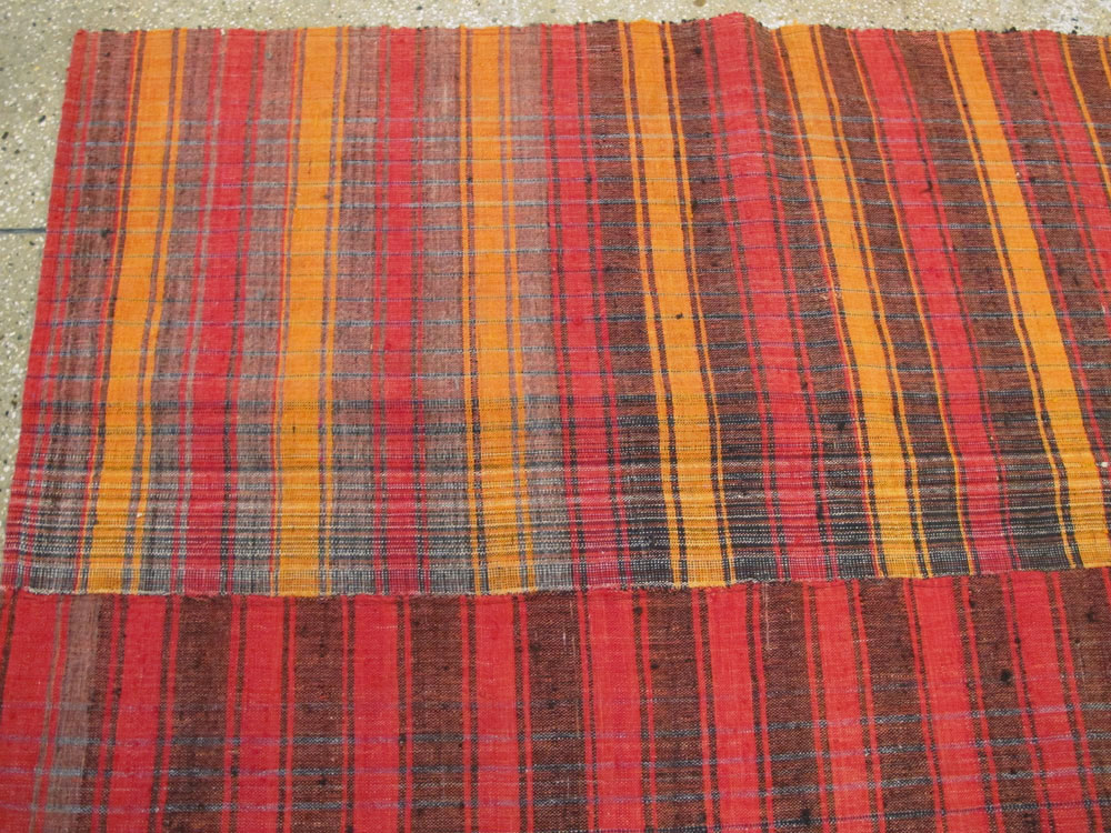 Vintage Turkish Flatweave Kilim Accent Rug, No.27177 - Staging