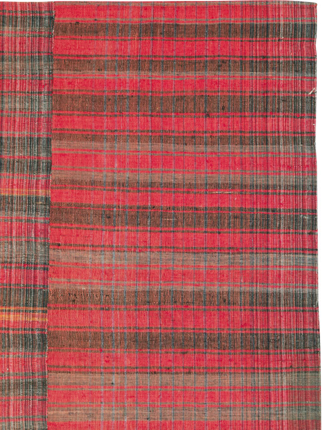 Vintage Turkish Flatweave Kilim Accent Rug, No.27177 - Staging