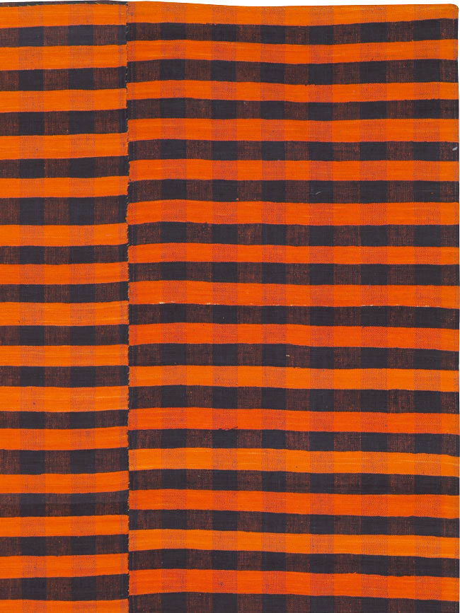 Vintage Turkish Flatweave Kilim Accent Rug, No.27179 - Staging