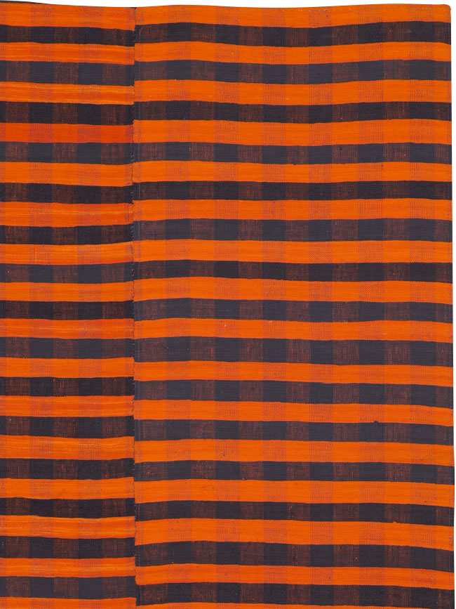 Vintage Turkish Flatweave Kilim Accent Rug, No.27179 - Staging