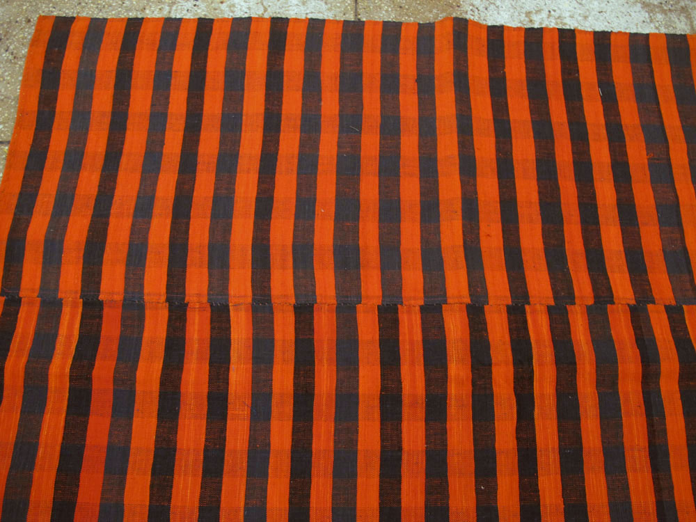 Vintage Turkish Flatweave Kilim Accent Rug, No.27179 - Staging