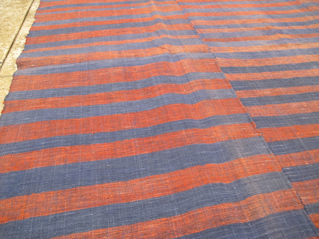 Vintage Turkish Flatweave Kilim Accent Carpet, No.27184 - Staging