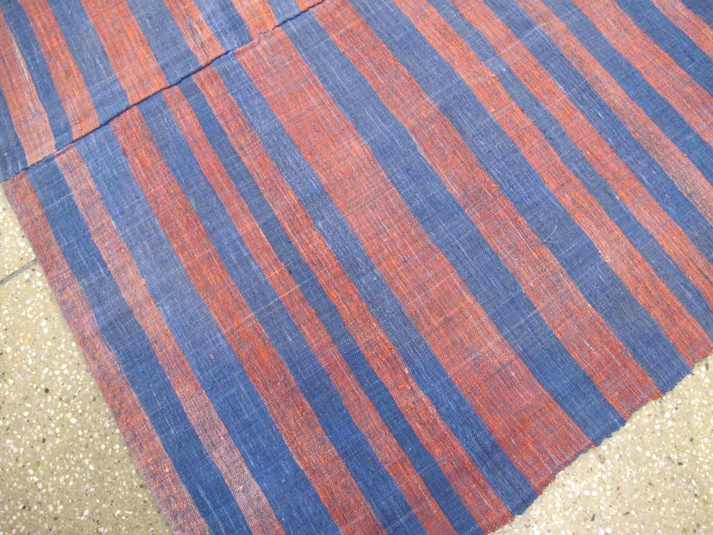 Vintage Turkish Flatweave Kilim Accent Carpet, No.27184 - Staging