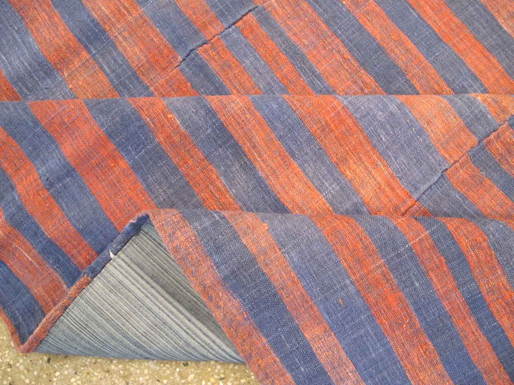 Vintage Turkish Flatweave Kilim Accent Carpet, No.27184 - Staging