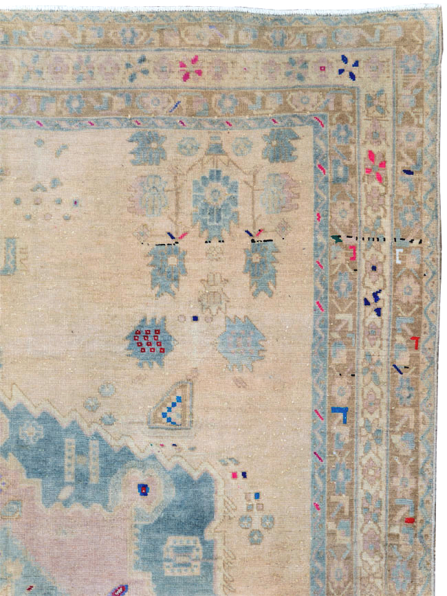 Vintage Persian Afshar Rug, No.27191 - Staging
