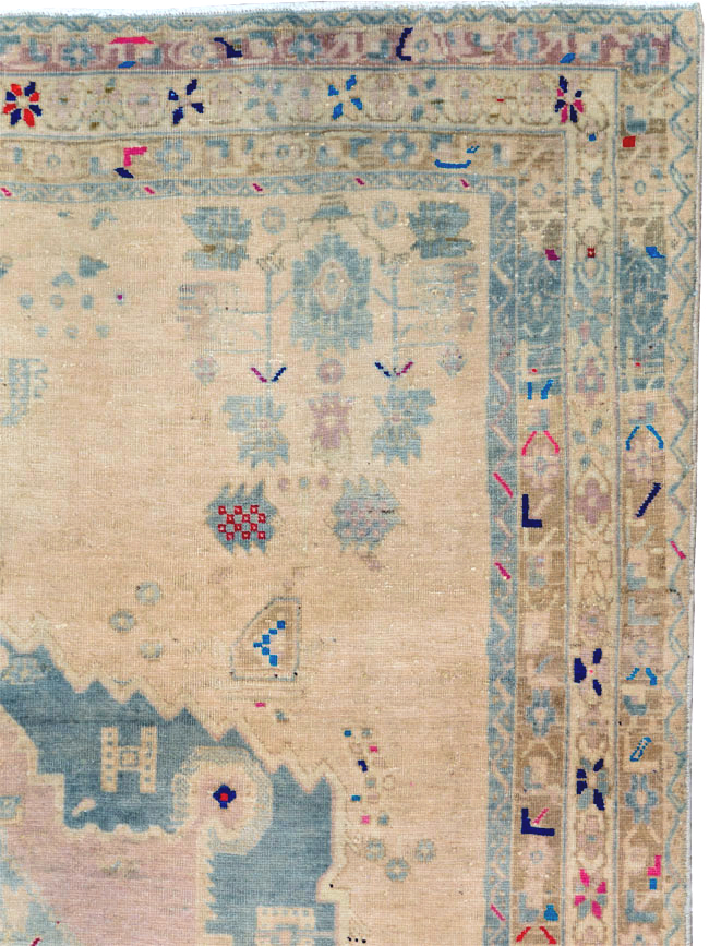 Vintage Persian Afshar Rug, No.27191 - Staging