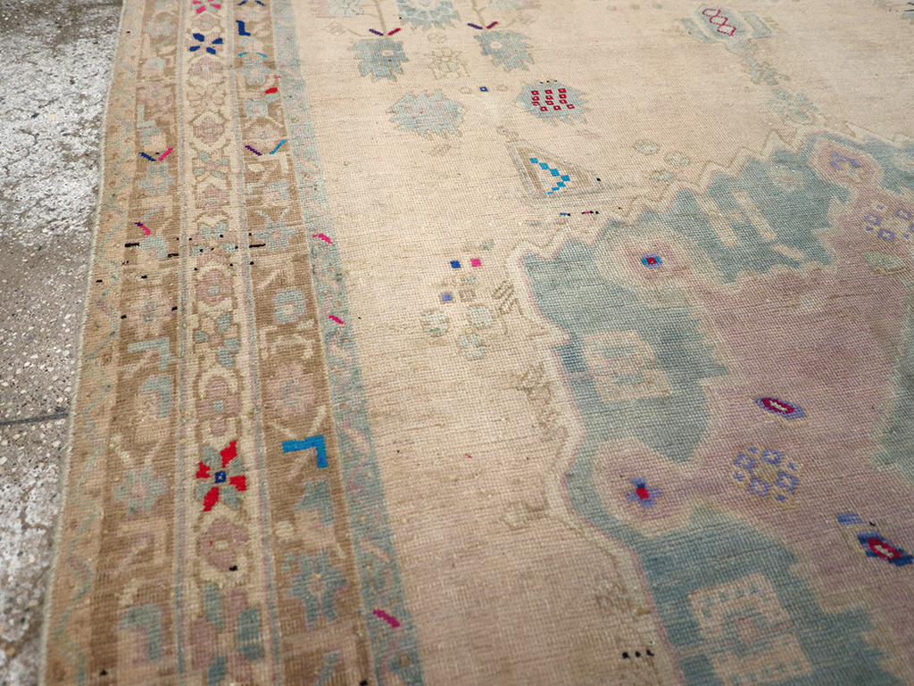 Vintage Persian Afshar Rug, No.27191 - Staging