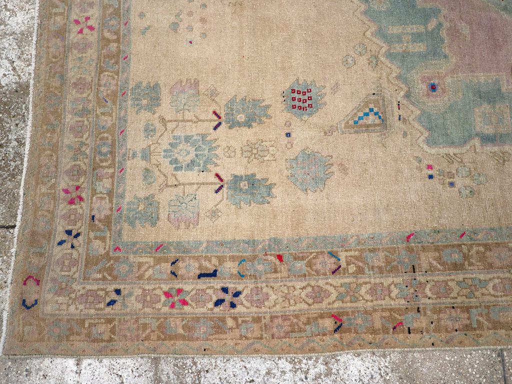 Vintage Persian Afshar Rug, No.27191 - Staging