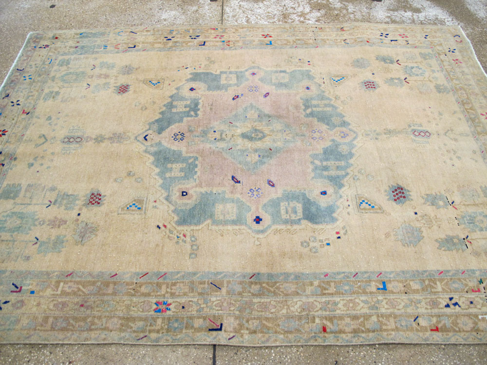 Vintage Persian Afshar Rug, No.27191 - Staging
