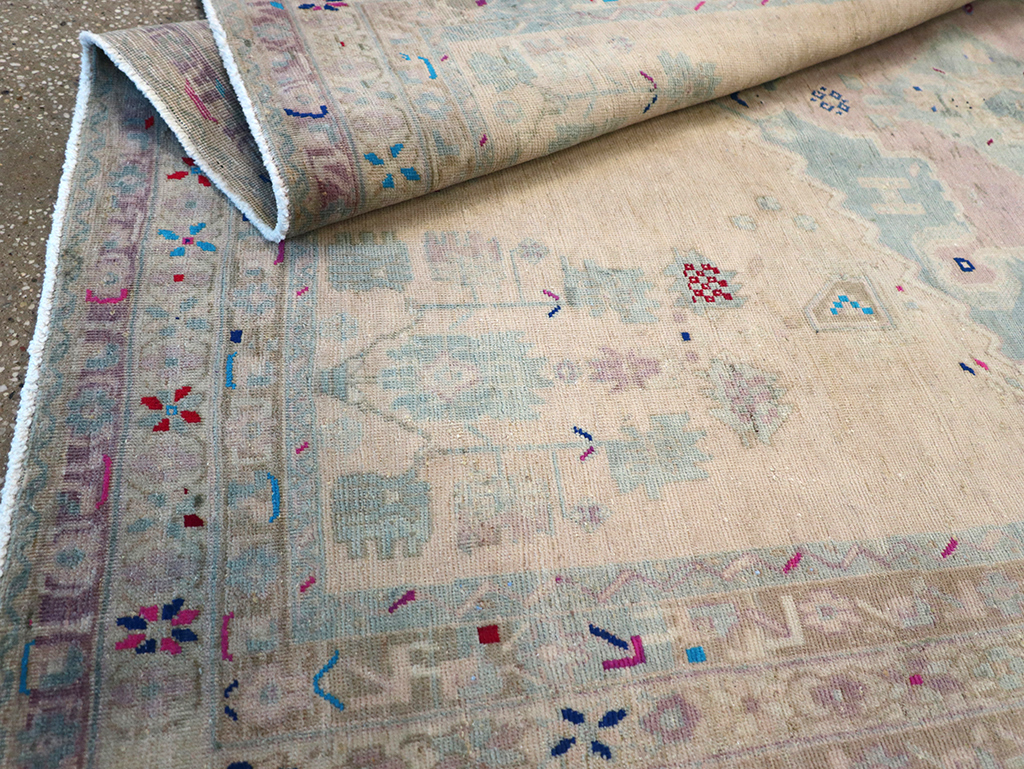 Vintage Persian Afshar Rug, No.27191 - Staging