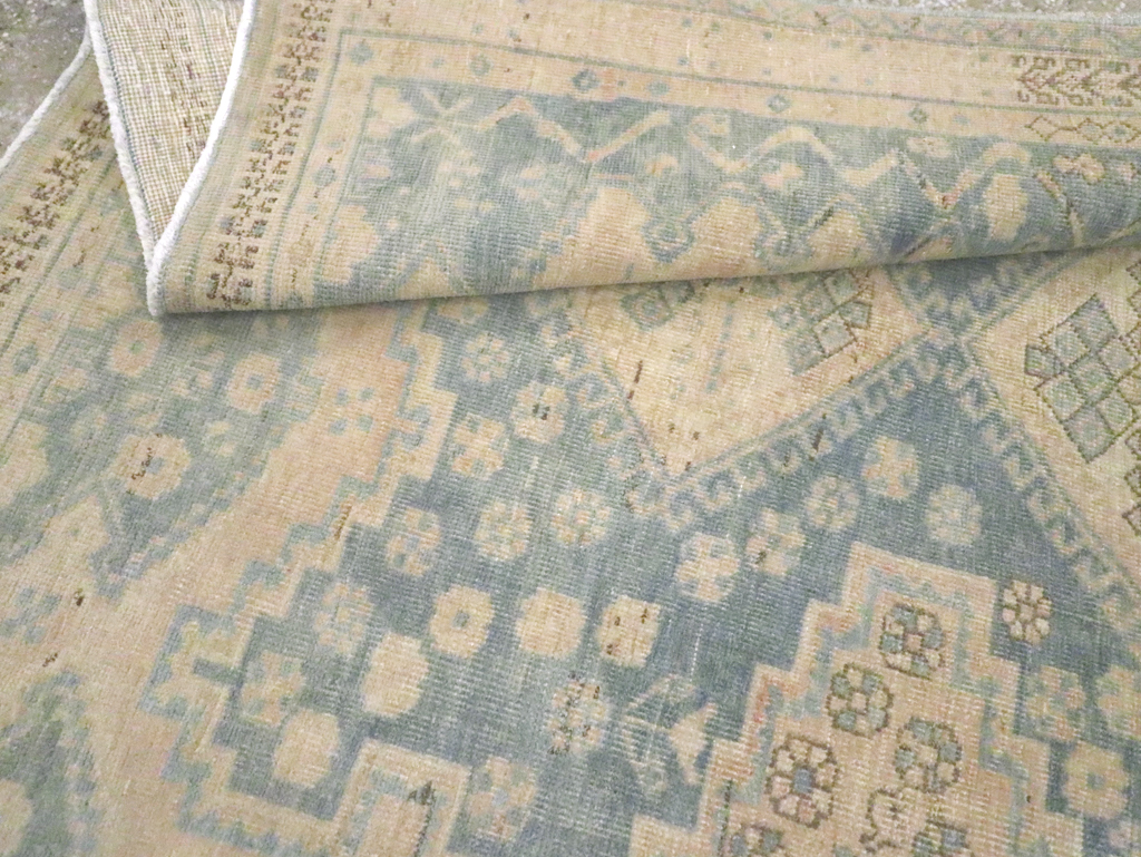 Vintage Persian Afshar Accent Rug, No.27194 - Staging