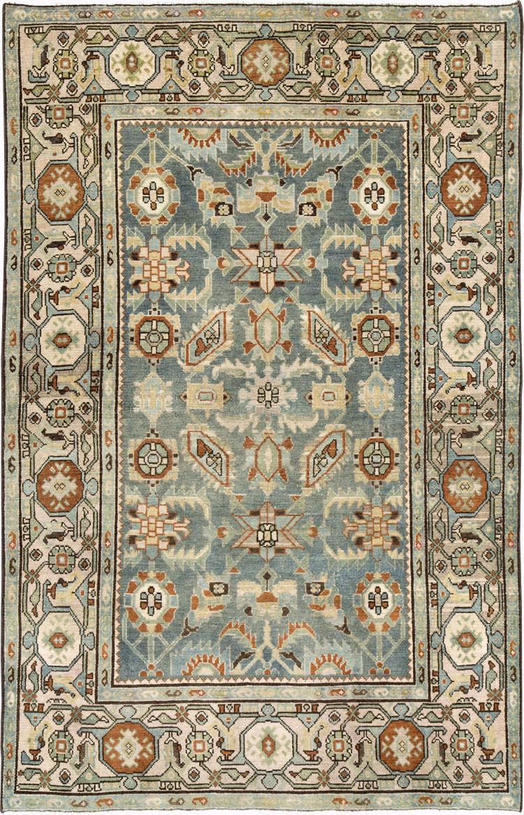 Antique Persian Malayer Rug, No.27195 - Staging