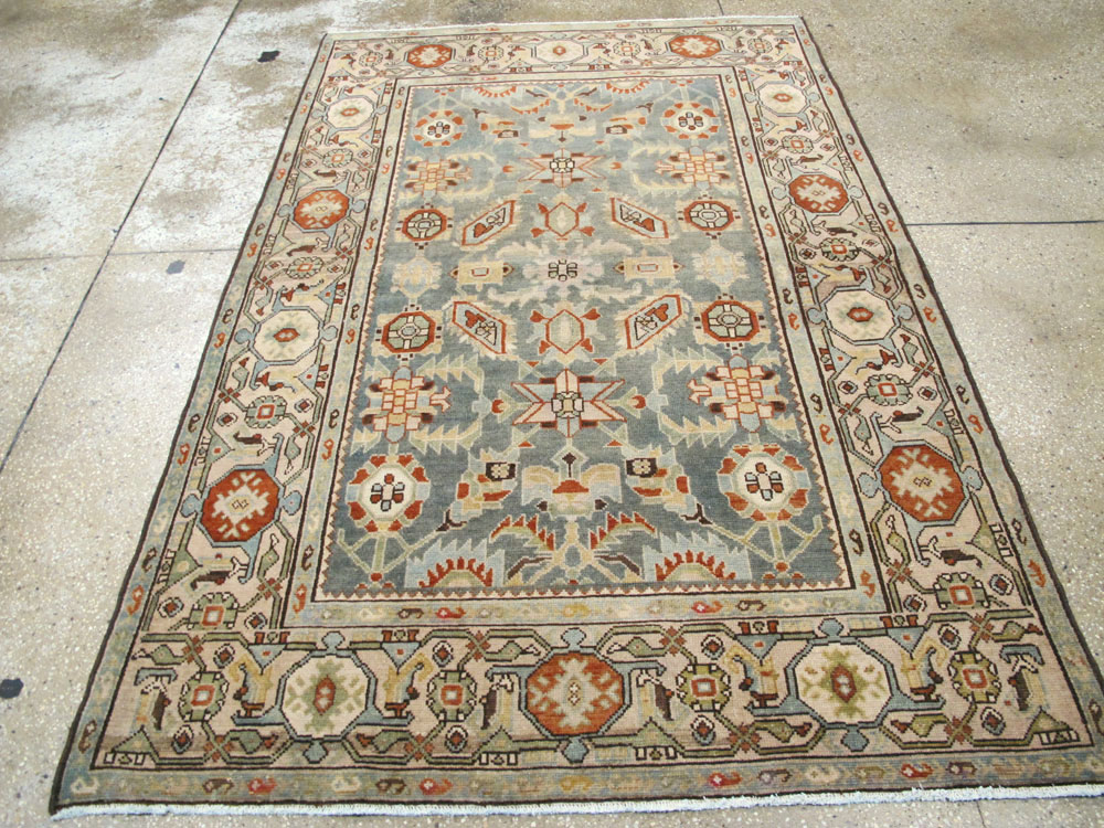 Antique Persian Malayer Rug, No.27195 - Staging