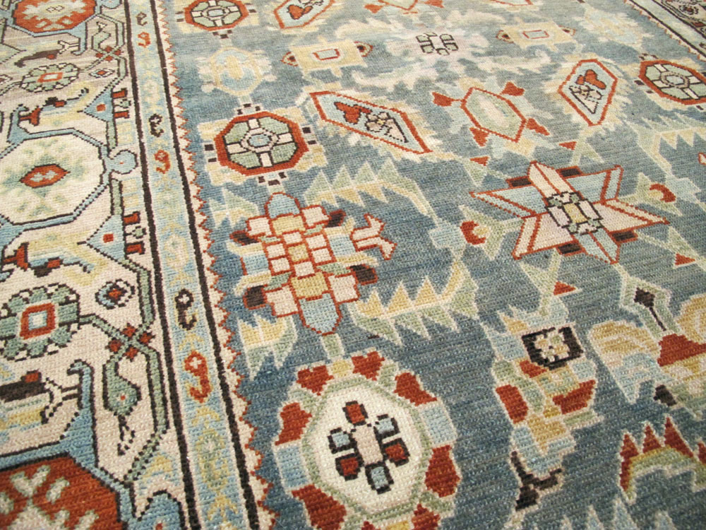 Antique Persian Malayer Rug, No.27195 - Staging