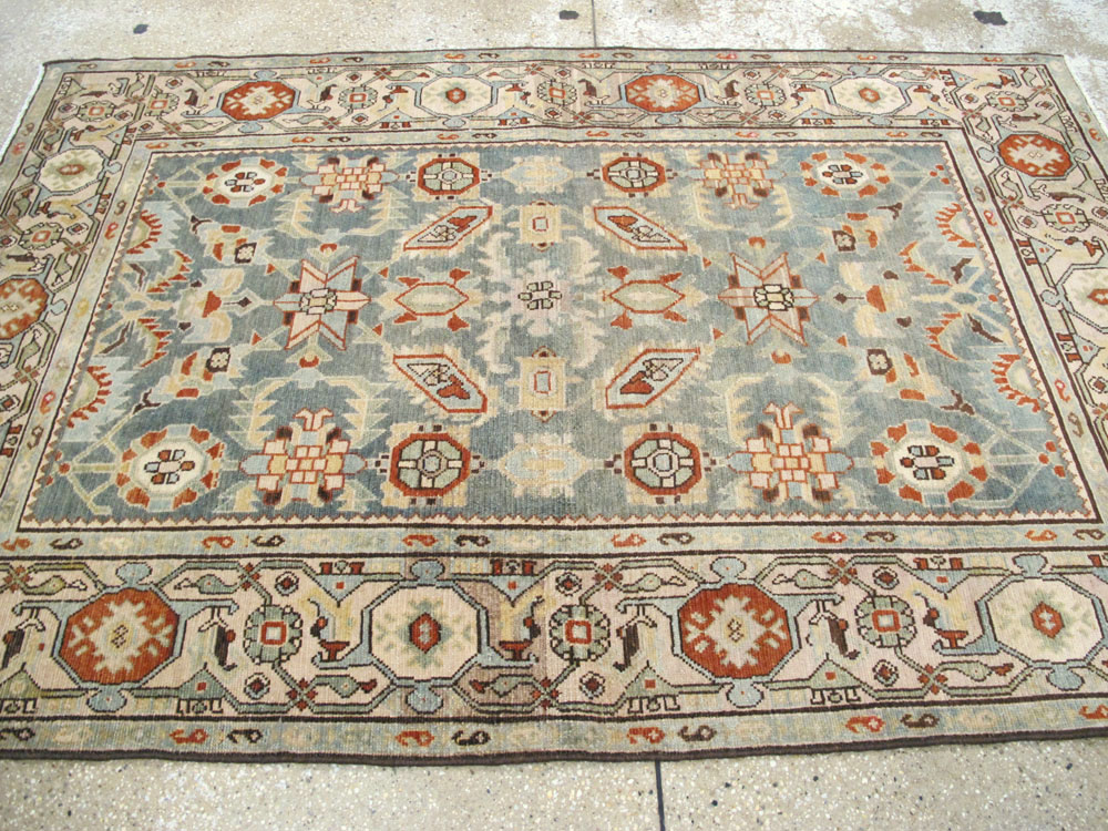 Antique Persian Malayer Rug, No.27195 - Staging