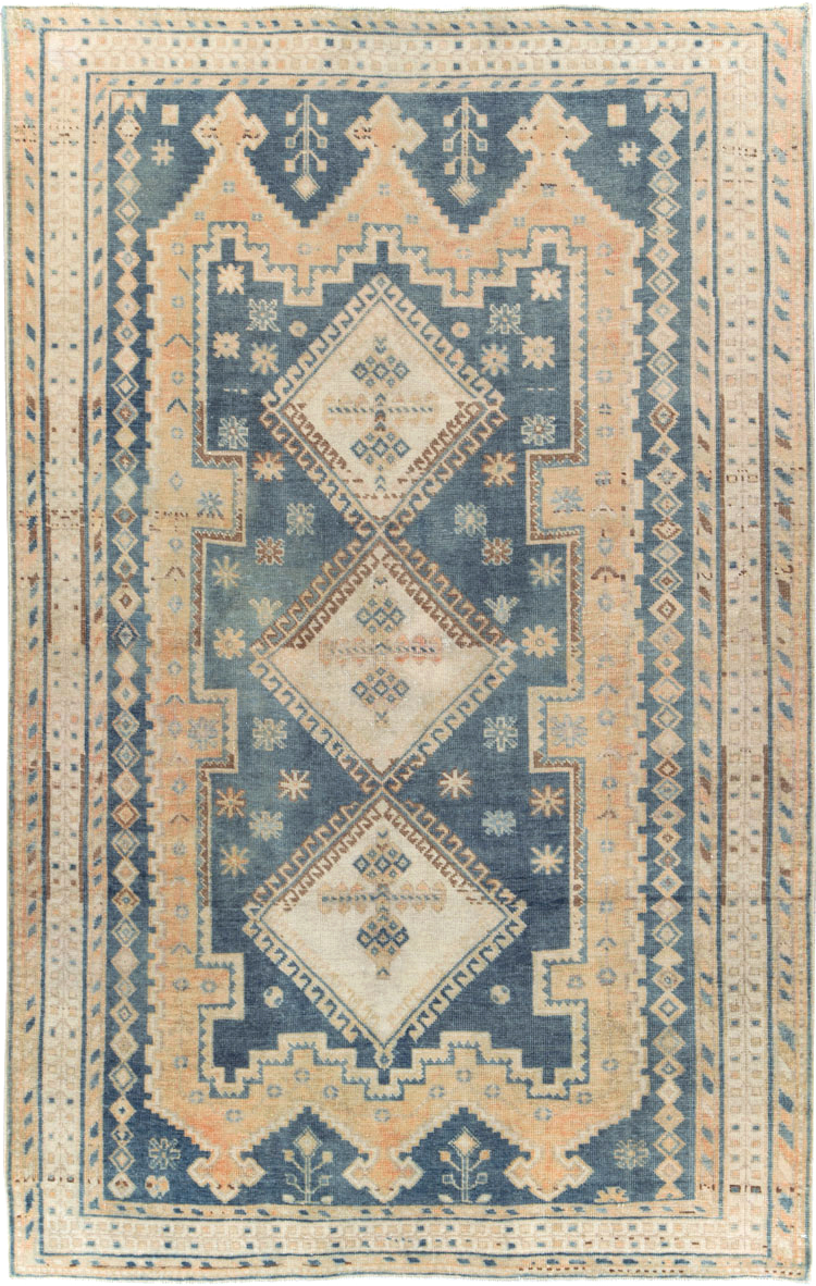 Vintage Persian Afshar Rug, No.27197 - Staging