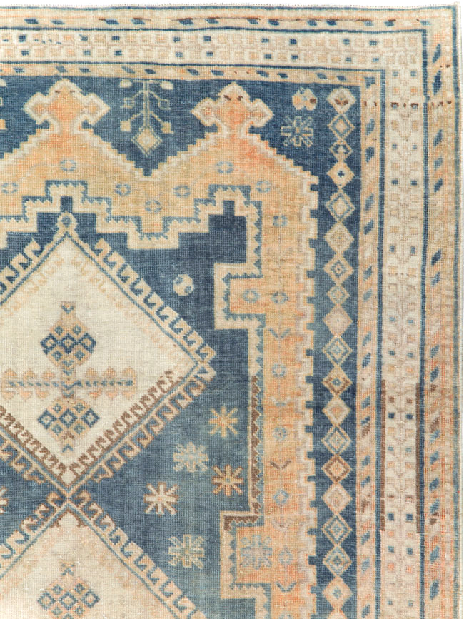 Vintage Persian Afshar Rug, No.27197 - Staging