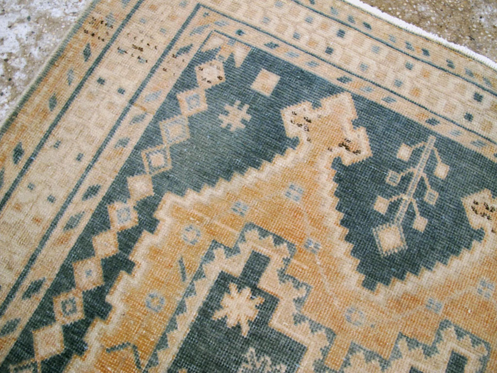 Vintage Persian Afshar Rug, No.27197 - Staging